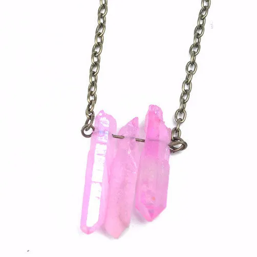 Natural Raw Quartz Pendant