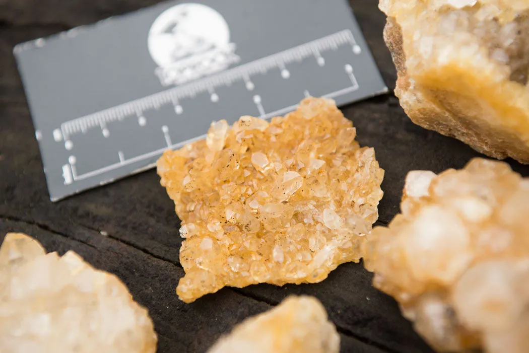 Natural Small Limonite Quartz Clusters x 35 From Solwezi, Zambia