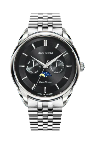 New Piazza Navona, Roma - President Bracelet / Swiss Movement