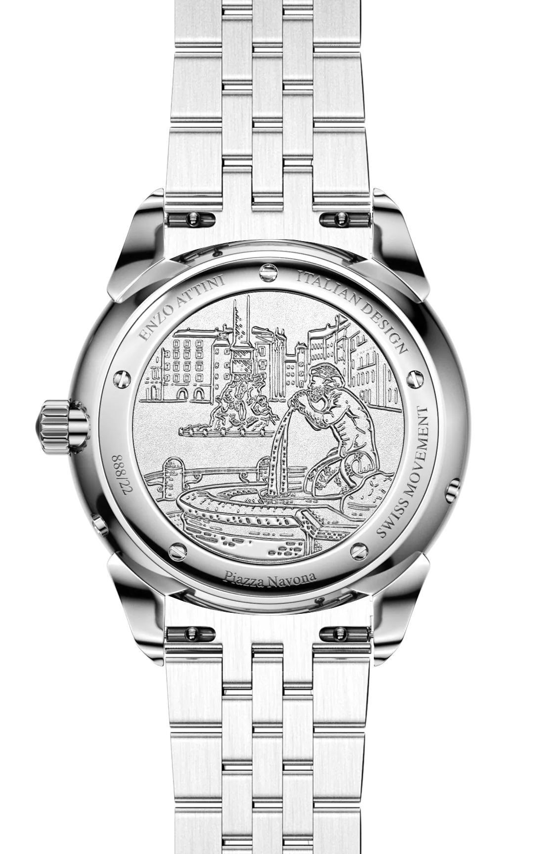 New Piazza Navona, Roma - President Bracelet / Swiss Movement