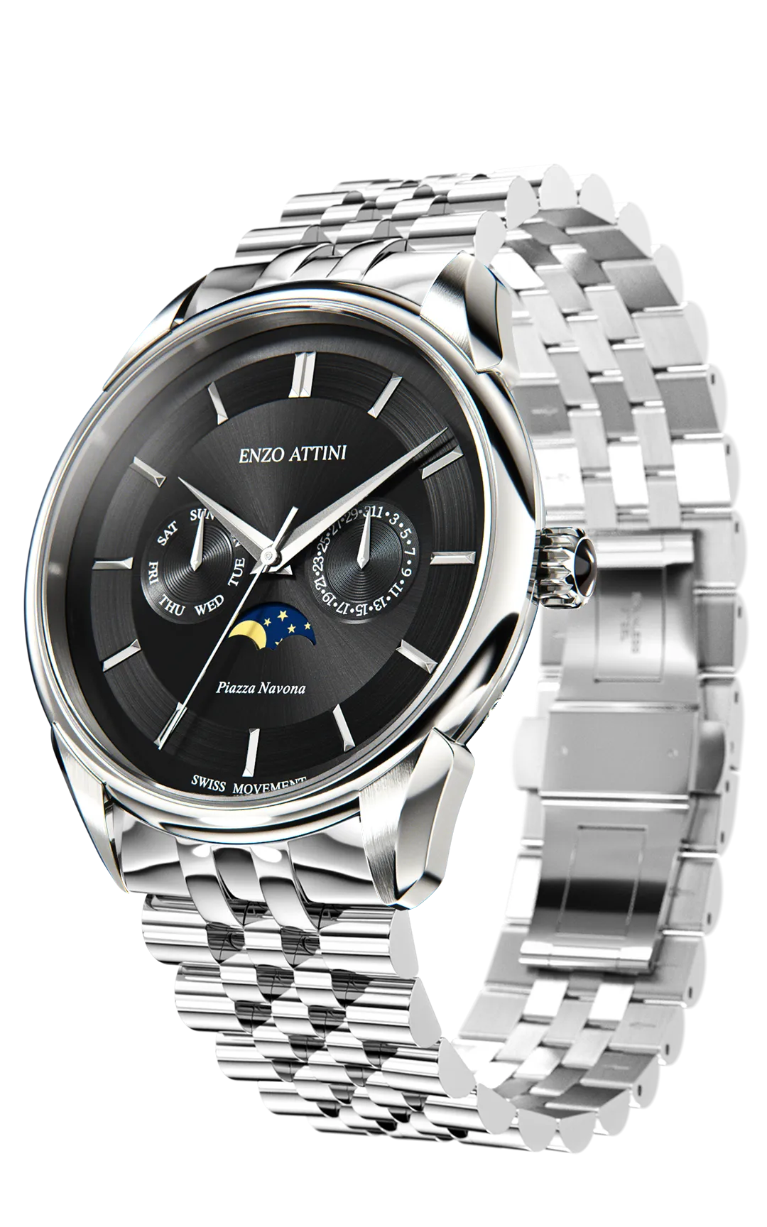 New Piazza Navona, Roma - President Bracelet / Swiss Movement