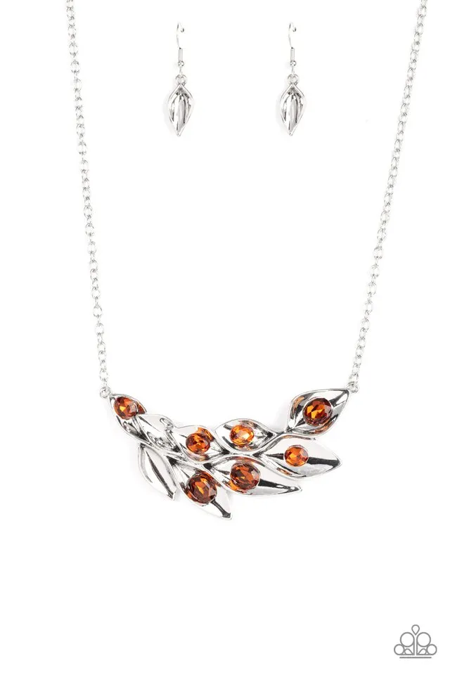 Paparazzi Necklace ~ Enviable Elegance - Brown