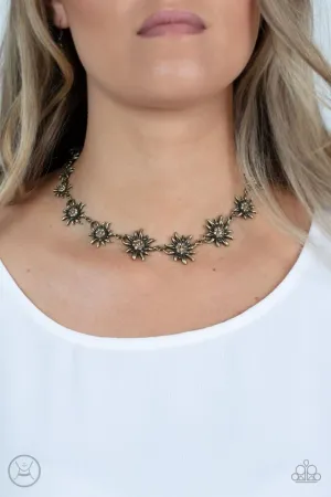 Paparazzi Necklace ~ Get Up and GROW - Brass