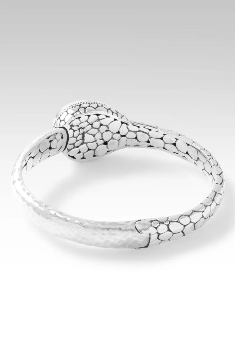 Patient in Trials Bangle™ in Aquamarine