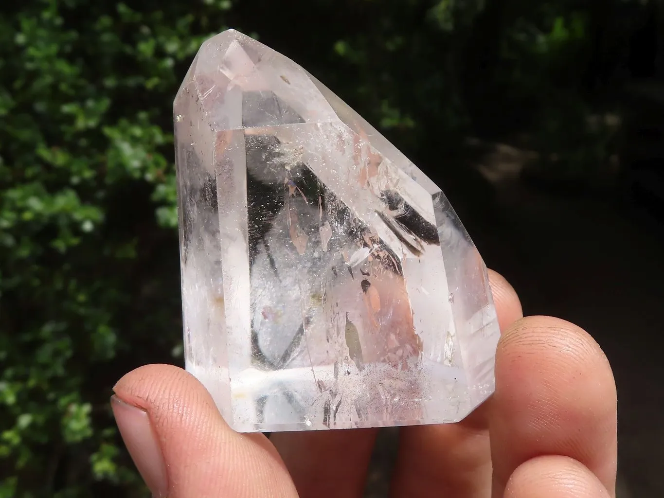 Polished Clear Quartz Points x 6 From Madagascar