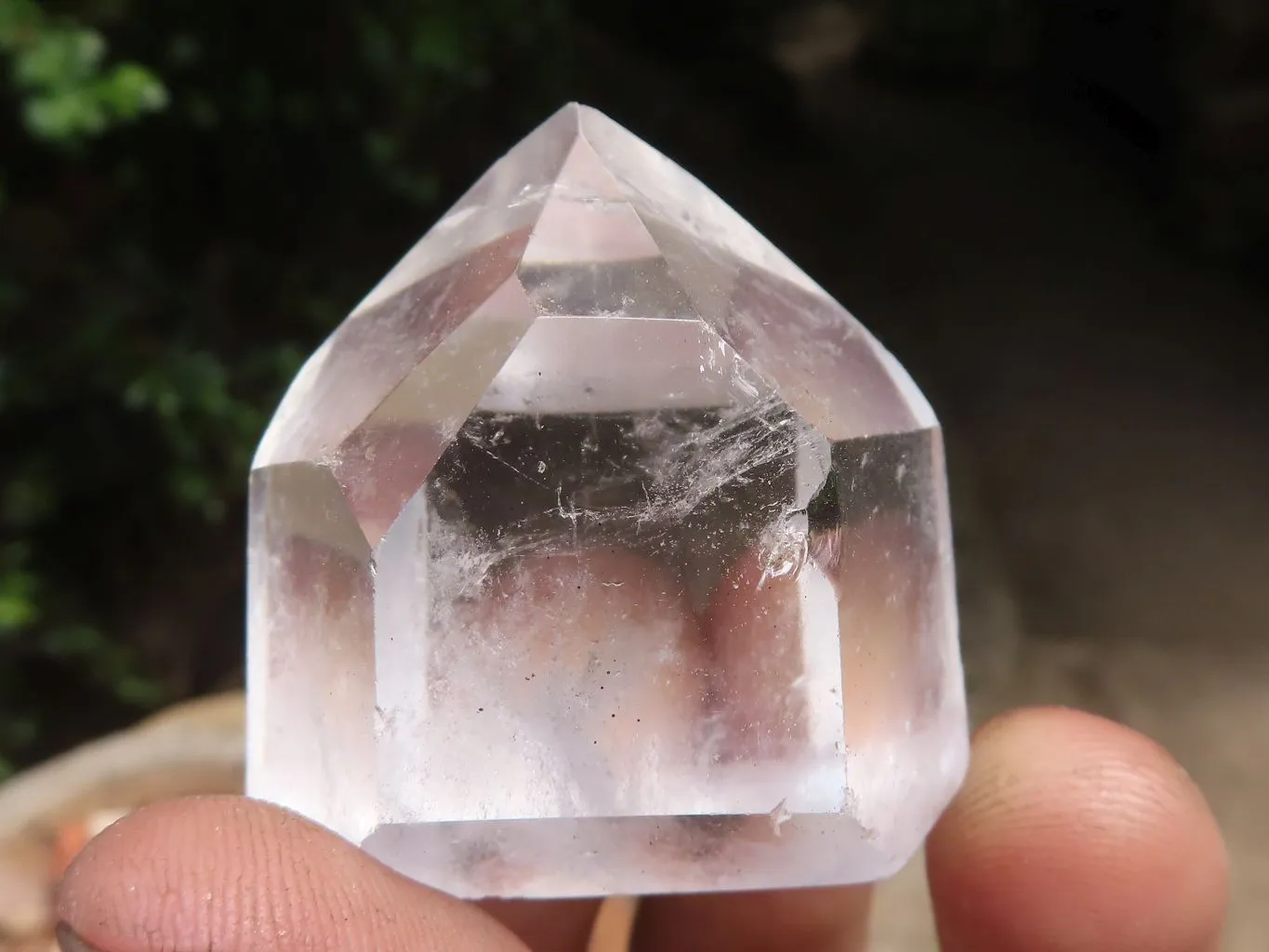 Polished Clear Quartz Points x 6 From Madagascar