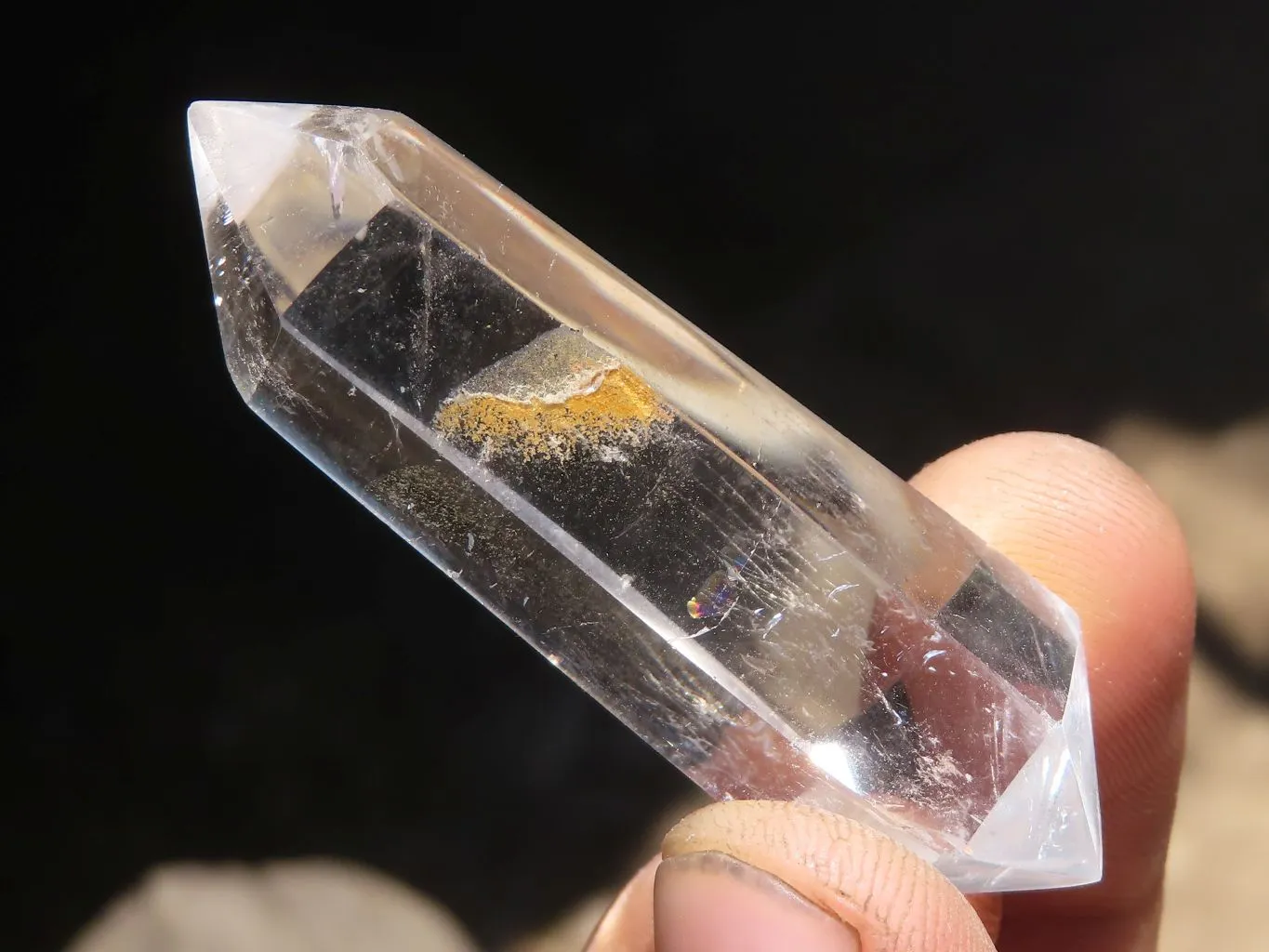 Polished Double Terminated Clear Quartz Points x 20 From Madagascar