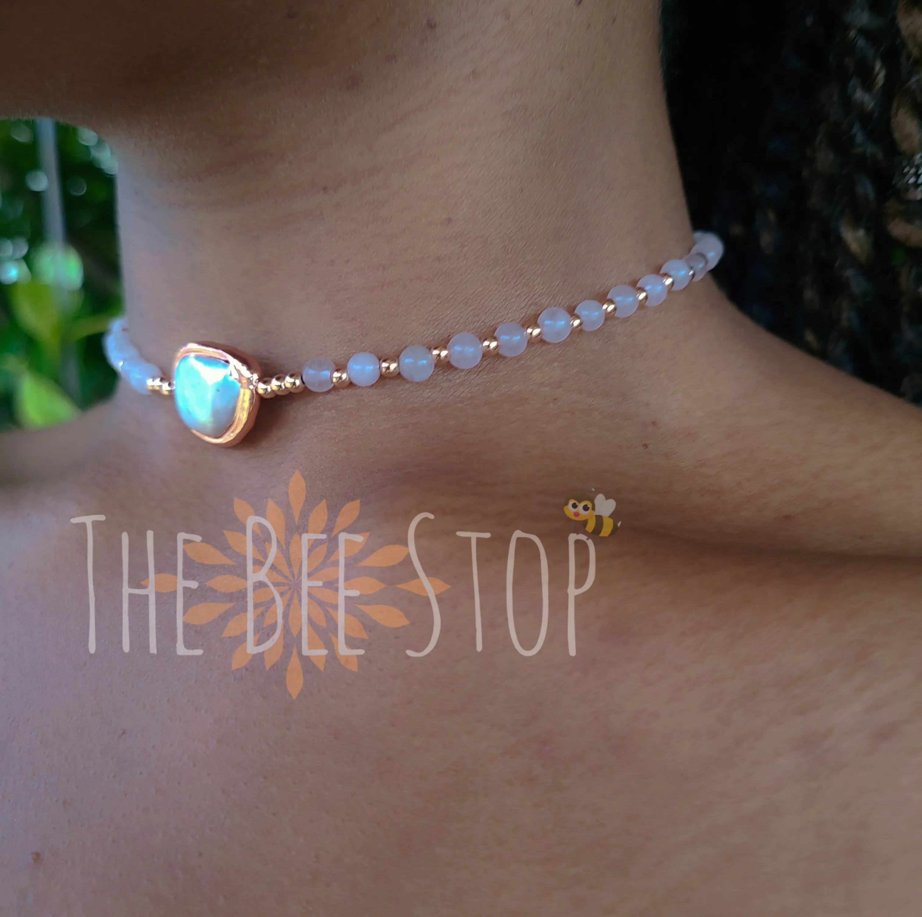 Rose Gold Pearl 》Necklace