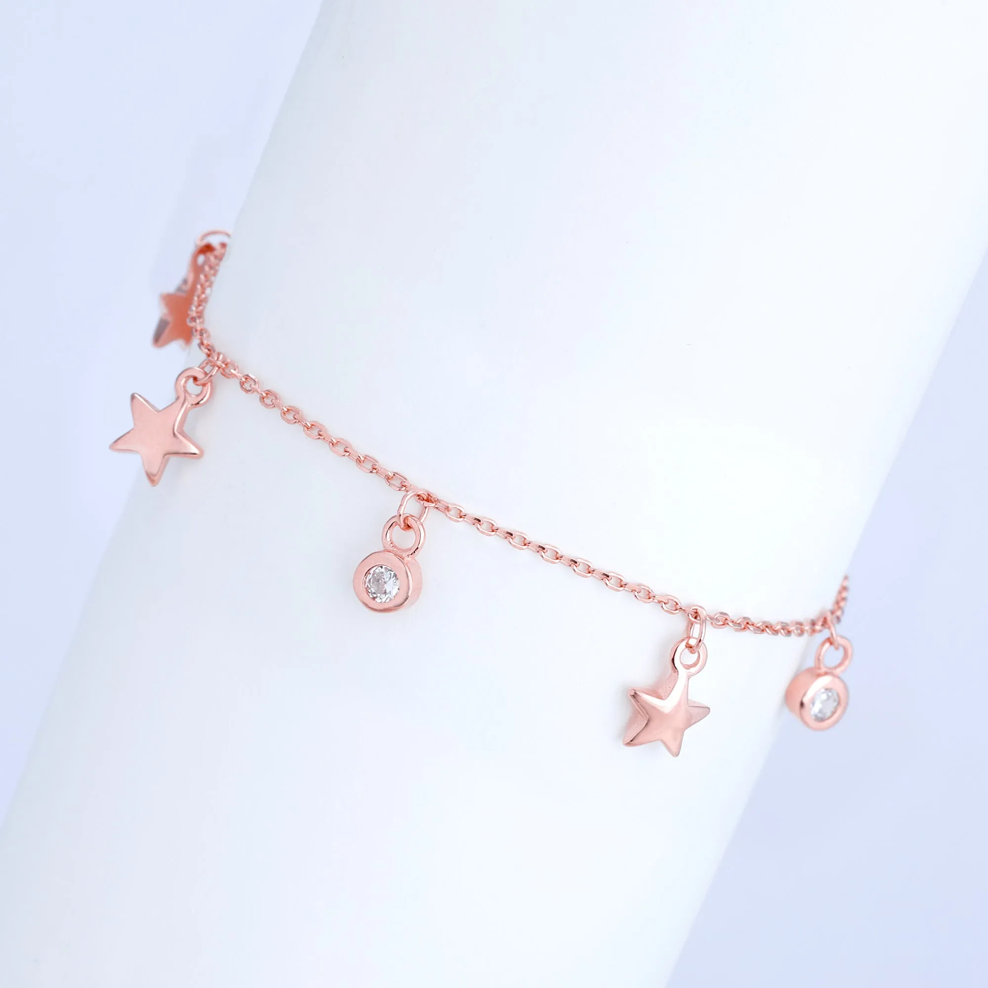 Rose Gold Zircon Marvel Bracelet