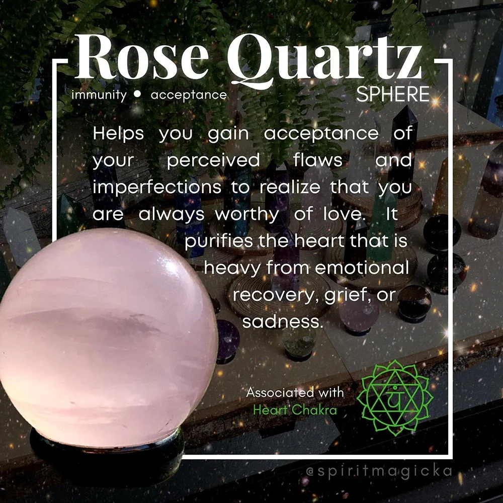 Rose Quartz Mini-Sphere