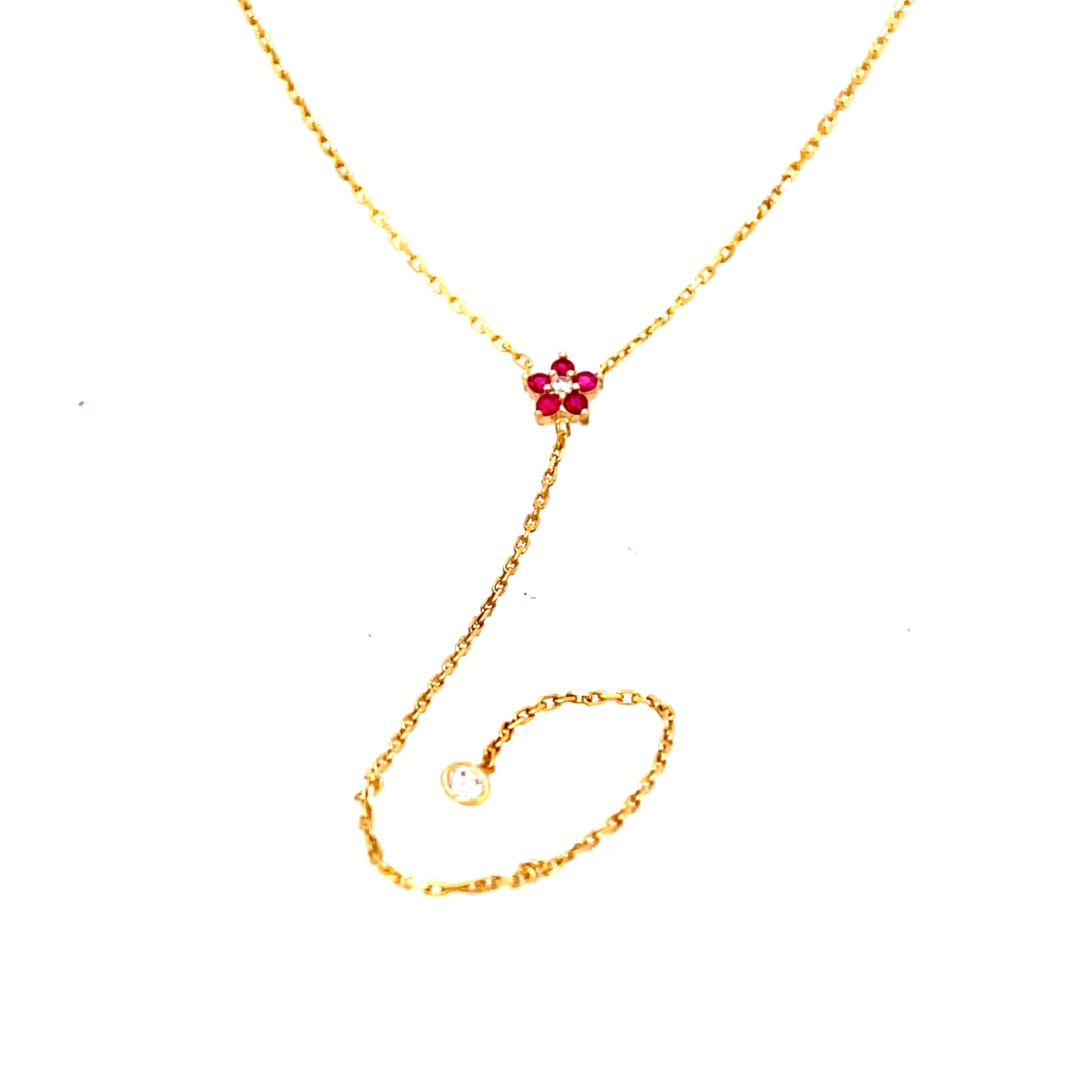 Ruby Y-Necklace