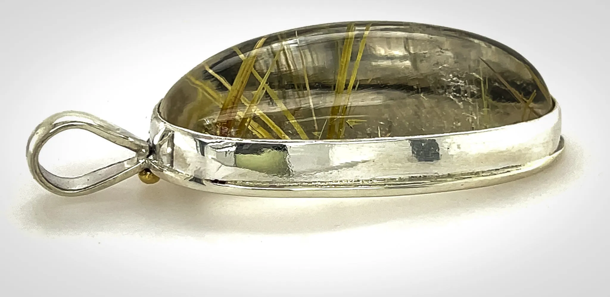 Rutilated Quartz Pendant