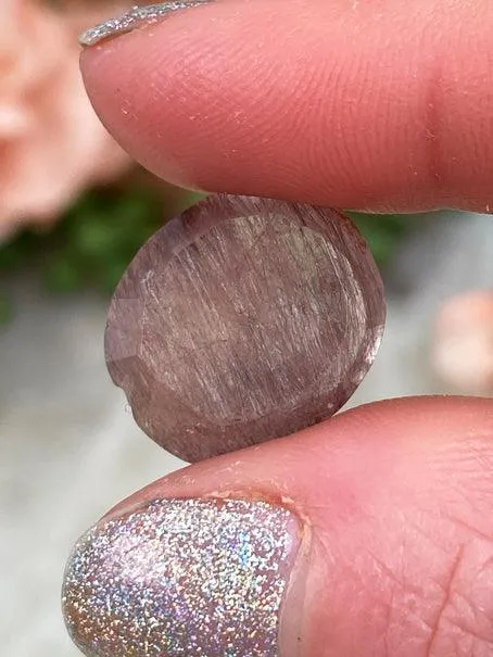 Rutile Quartz Faceted Gems