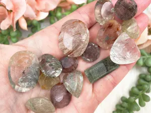 Rutile Quartz Faceted Gems