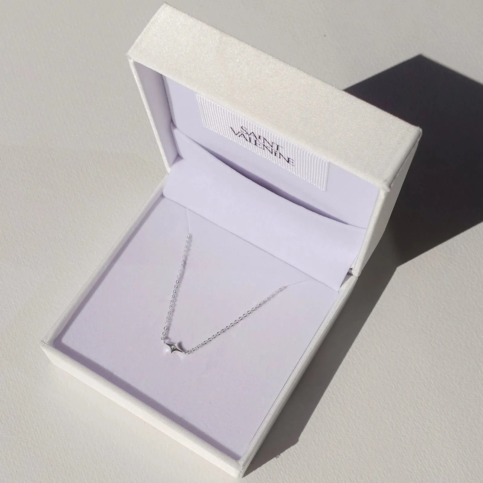 Saint Valentine Starburst Necklace - Silver