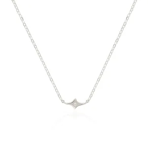 Saint Valentine Starburst Necklace - Silver