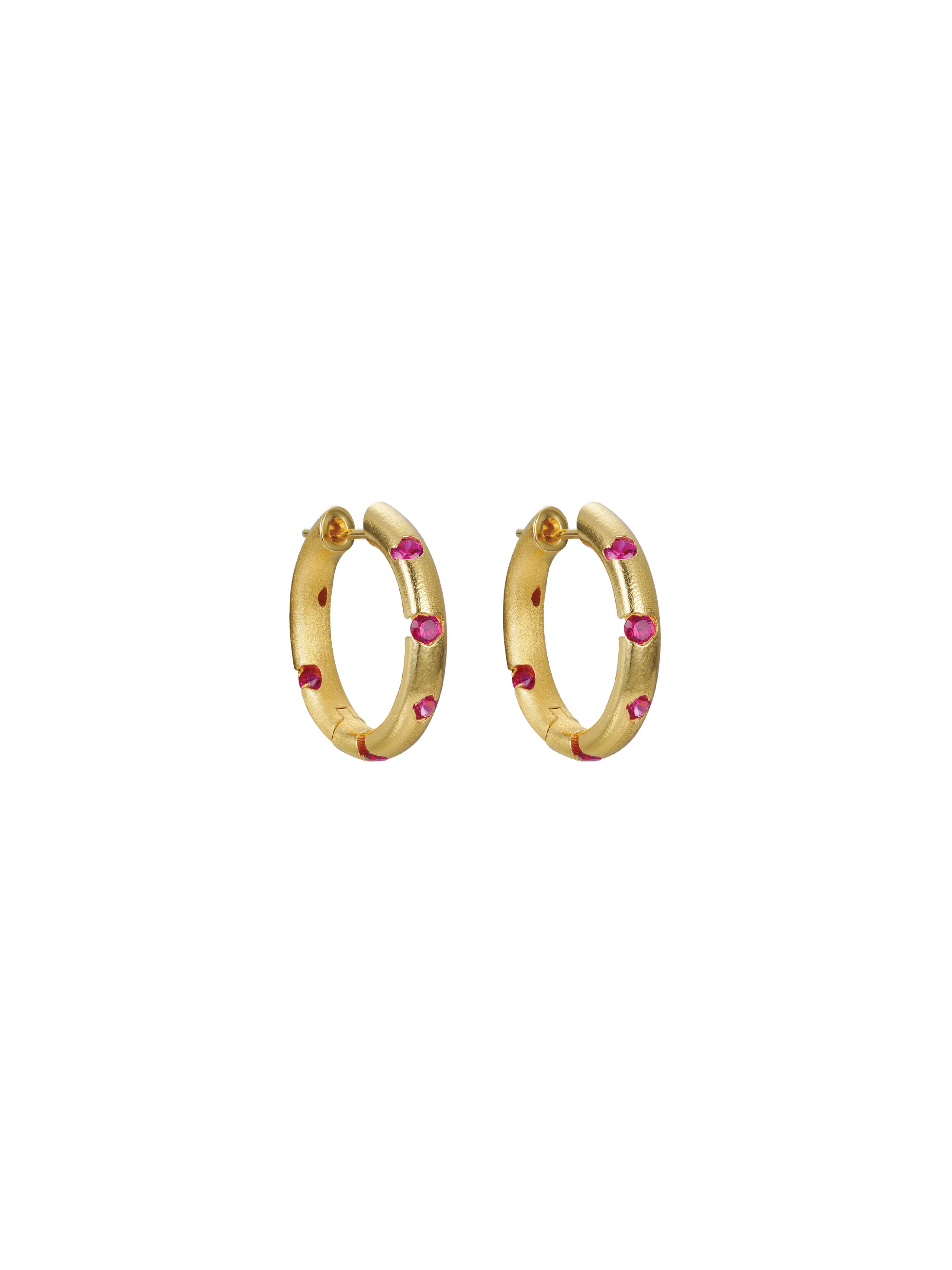 Scattered Earrings - Hoop (Pair)