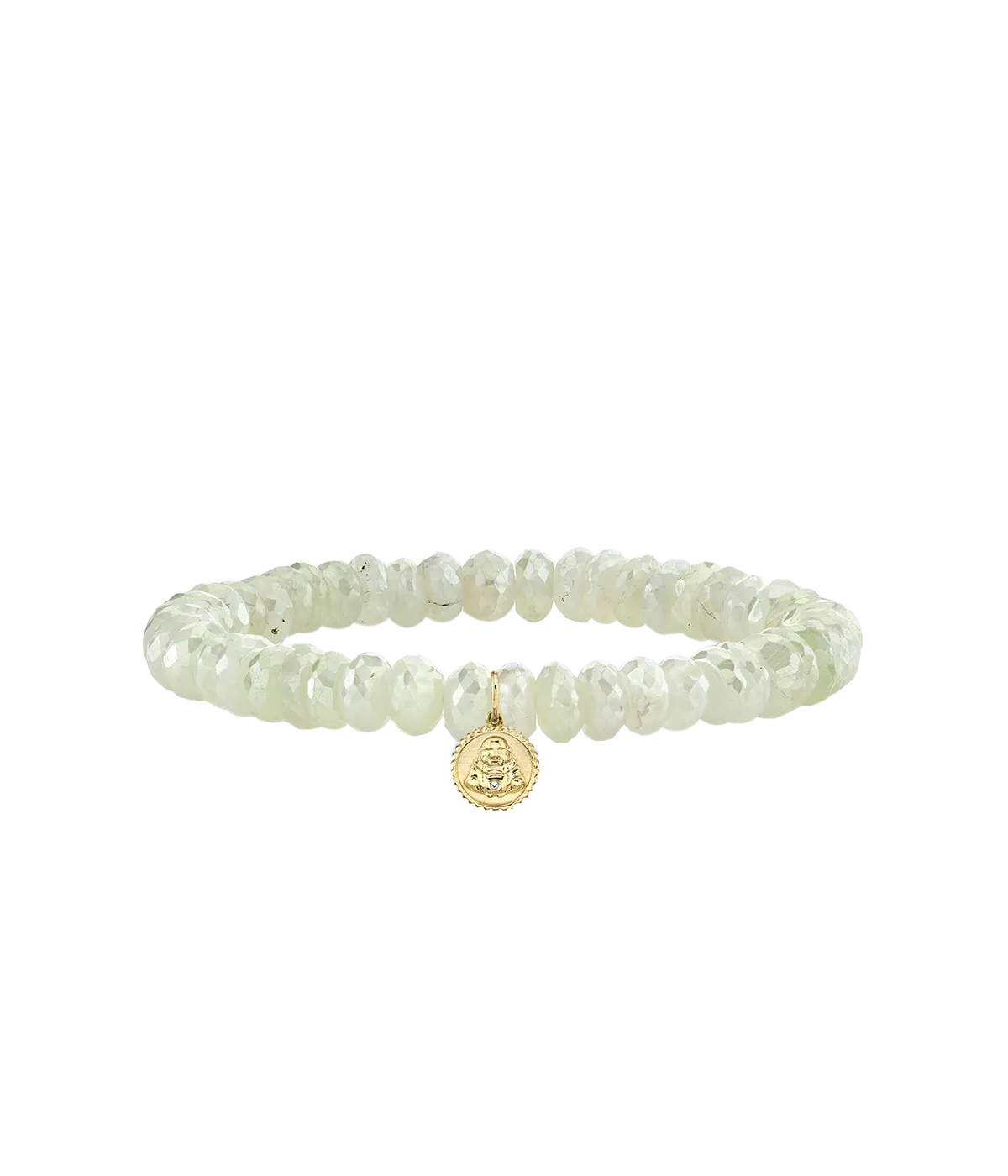 Sitting Buddah Bracelet in 14K Yellow Gold