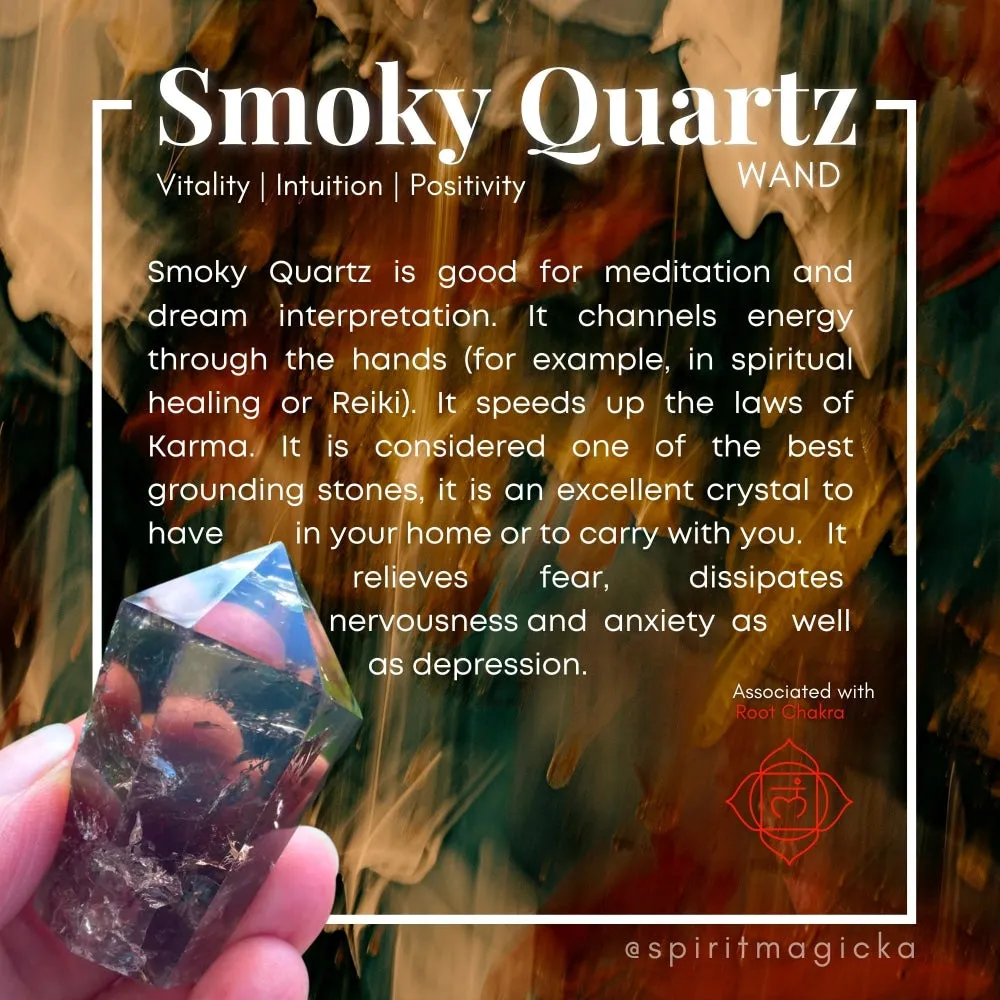 Smoky Quartz Wand