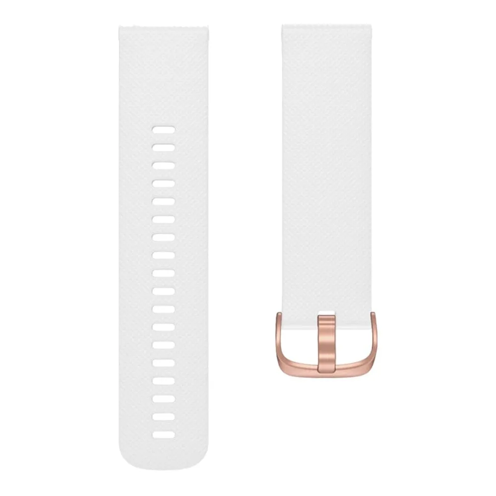 Ticwatch E & C2 compatible Silicone Watch Straps with Rose Gold Buckles