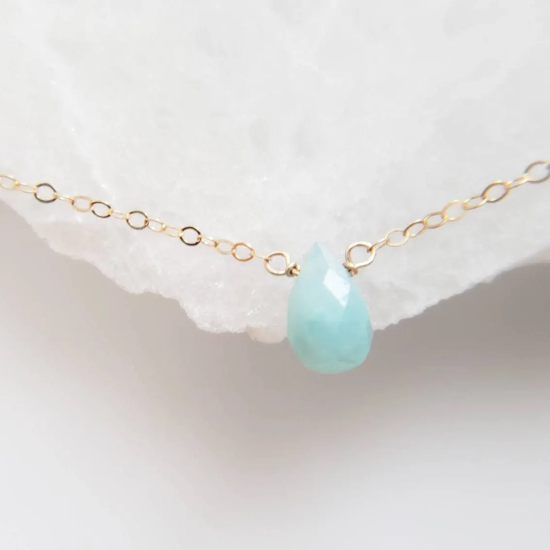 Tiny Amazonite Necklace
