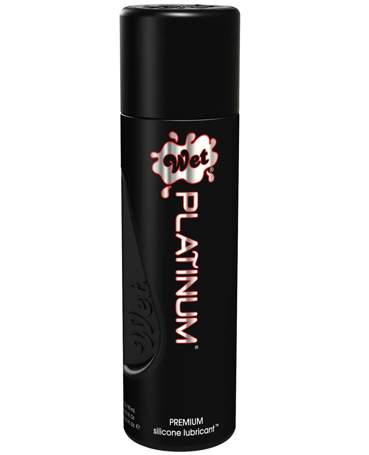 Wet Platinum Premium Silicone Based Personal Lubricant - 3.1 oz Bottle