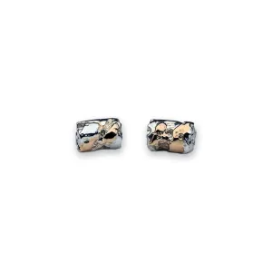 White Sapphire Stud Earrings by Jess Bischoff